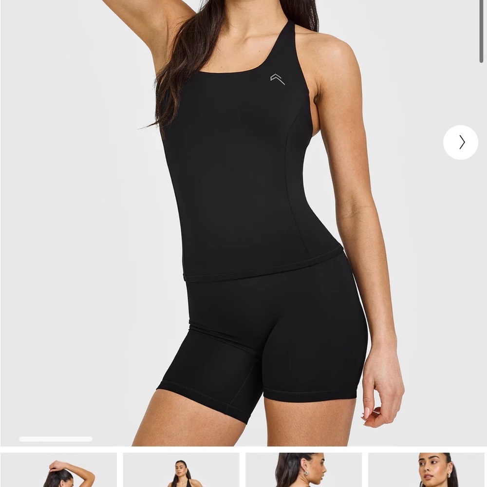 Oner Active Black Cropped Tank Top